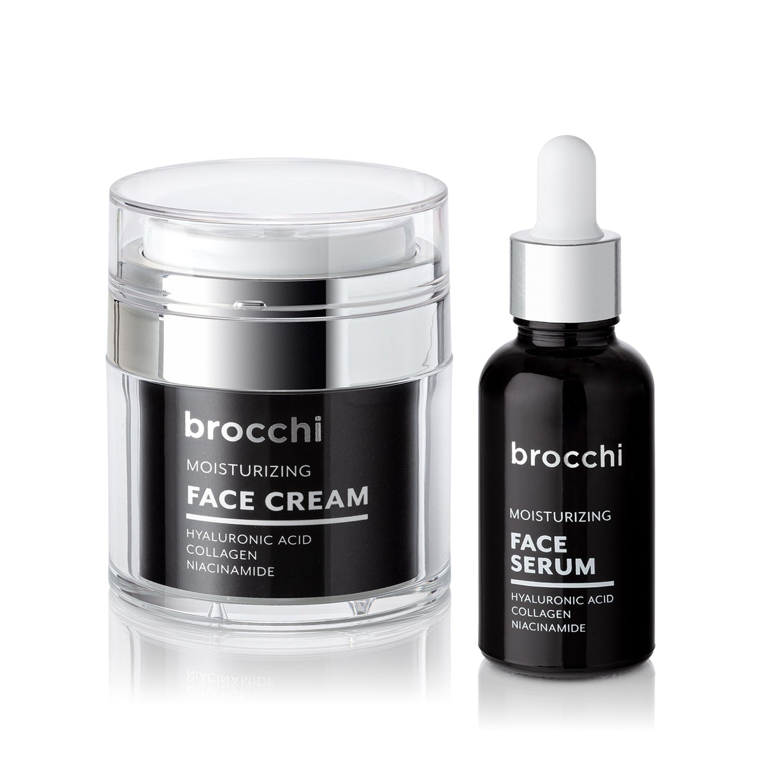 Brocchi | Hyaluronic Acid Face Cream & Serum Set