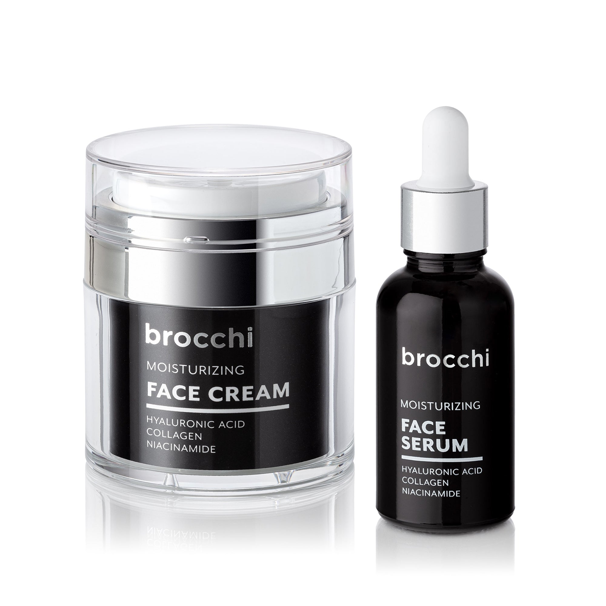 Brocchi | Hyaluronic Acid Face Cream & Serum Set