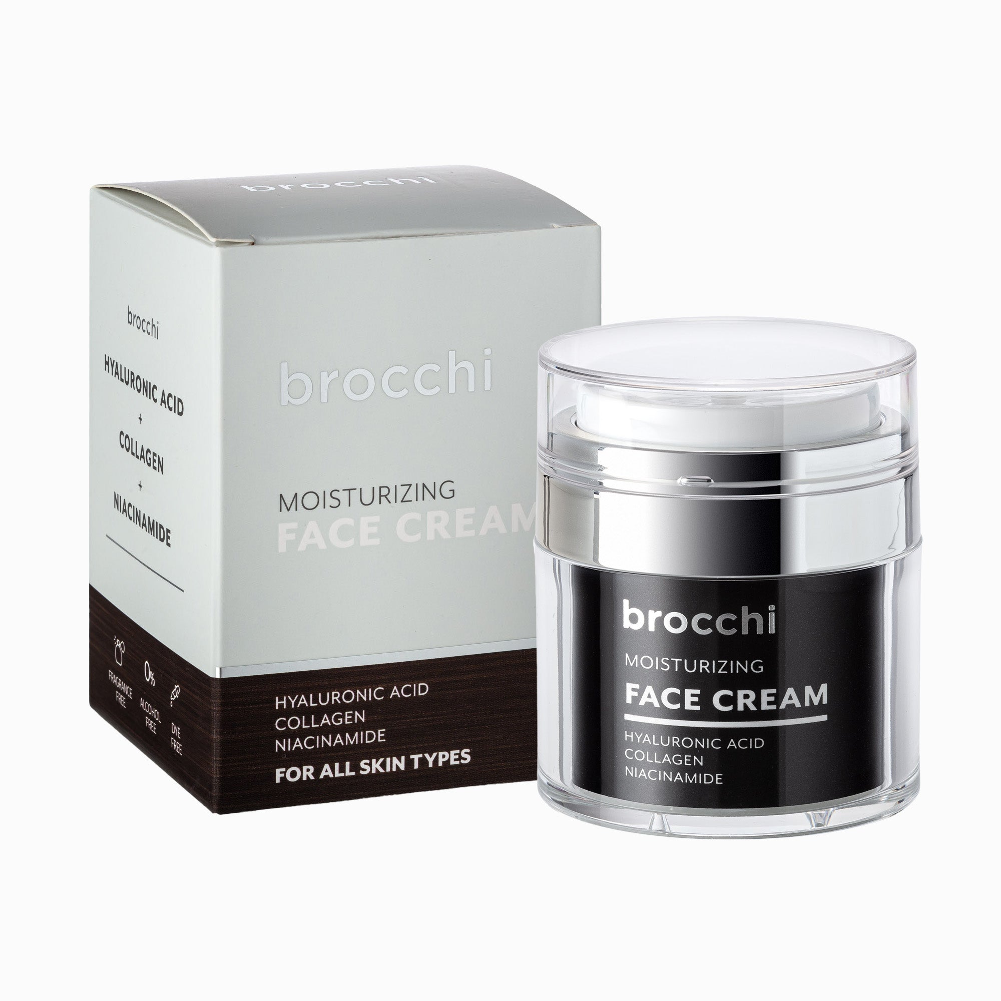 Brocchi | Hyaluronic Acid Face Cream | 1.7oz
