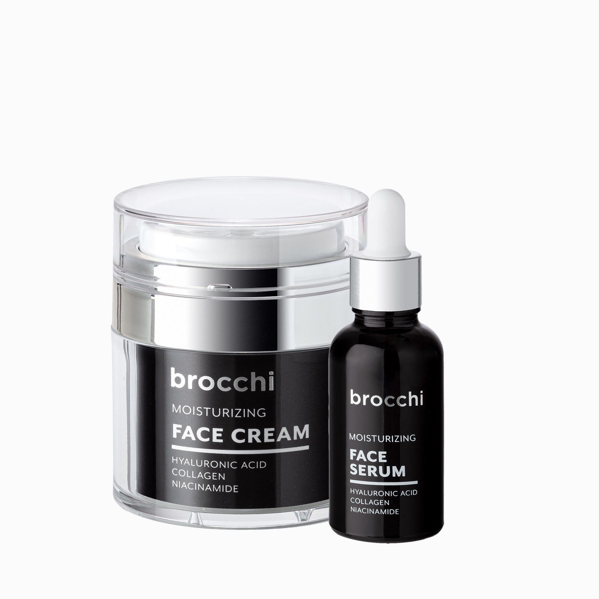 Hyaluronic Acid Face Cream & Serum Set