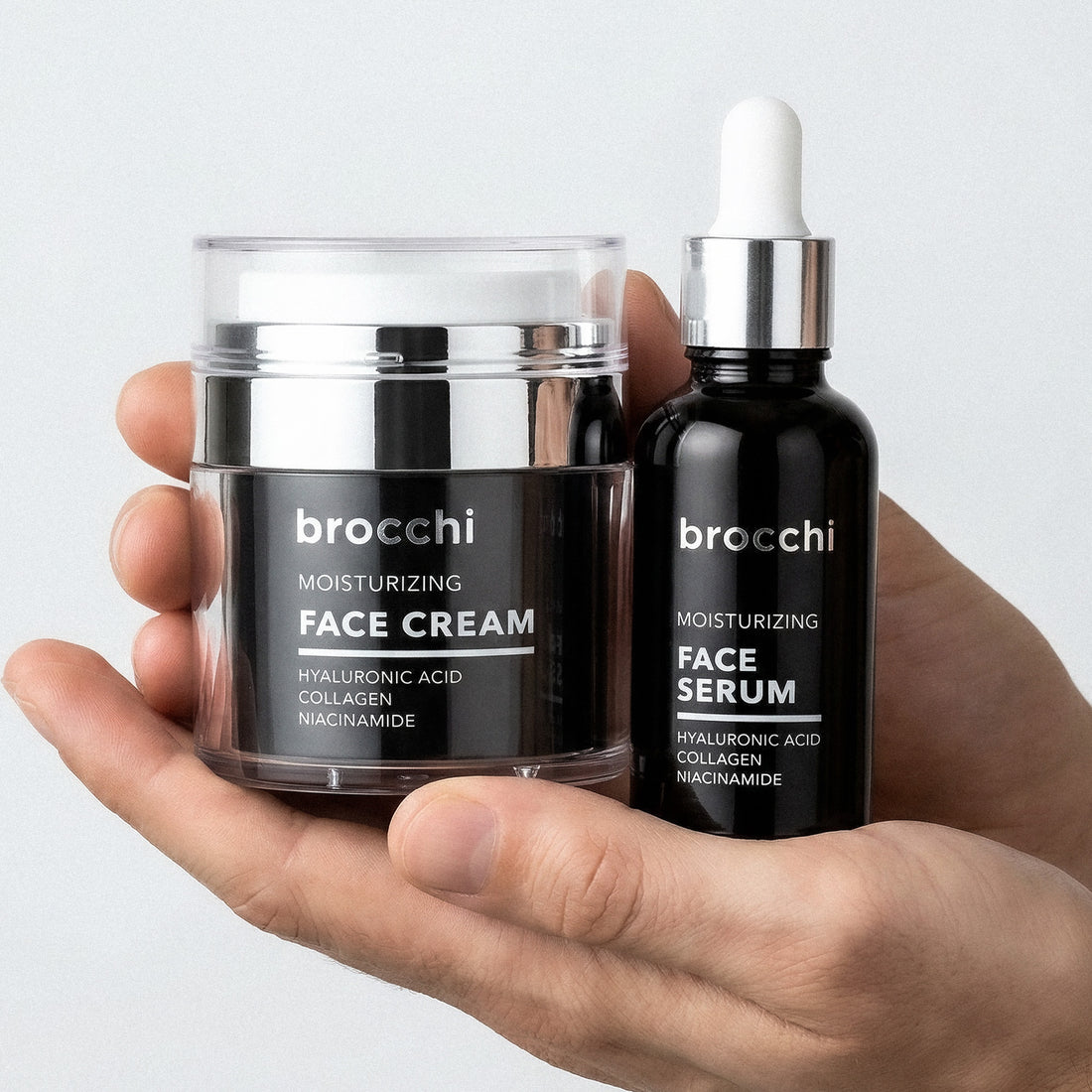 Brocchi | Hyaluronic Acid Face Cream & Serum Set