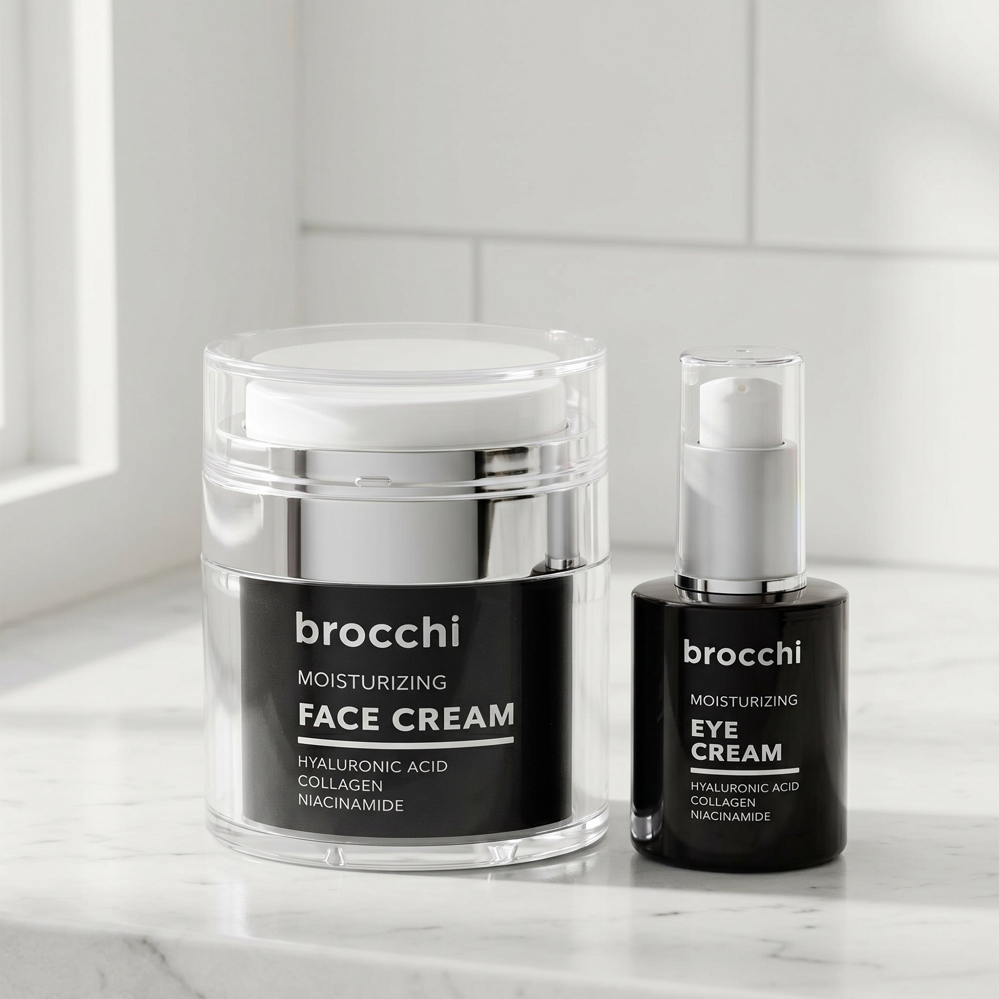 Hyaluronic Acid Face Cream & Eye Cream Set