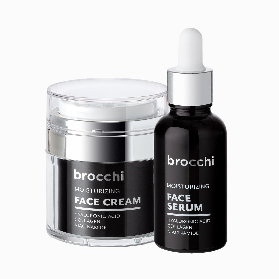 Brocchi | Hyaluronic Acid Face Cream & Serum Set
