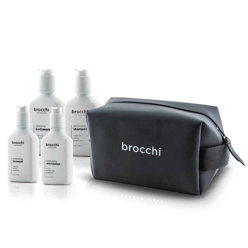 Hair, Face,Body & Shave with Toiletry Travel Bag
