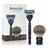 [limited edition] Smooth Shave Kit – Advanced Razor & Ultra Soft Shaving Brush